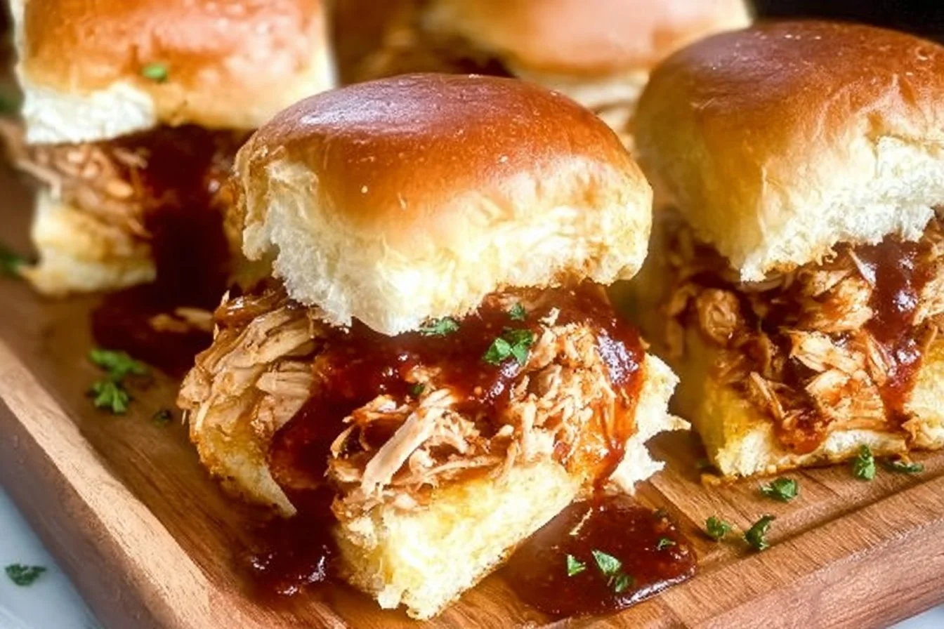 BBQ Chicken Sliders
