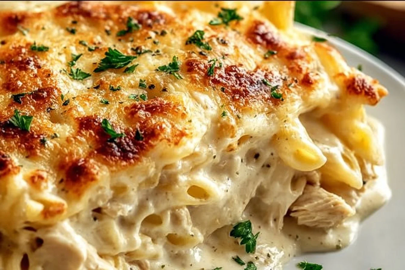 Chicken Alfredo Casserole
