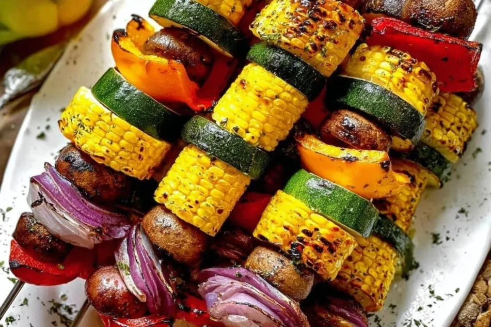Flavorful Grilled Veggie Skewers