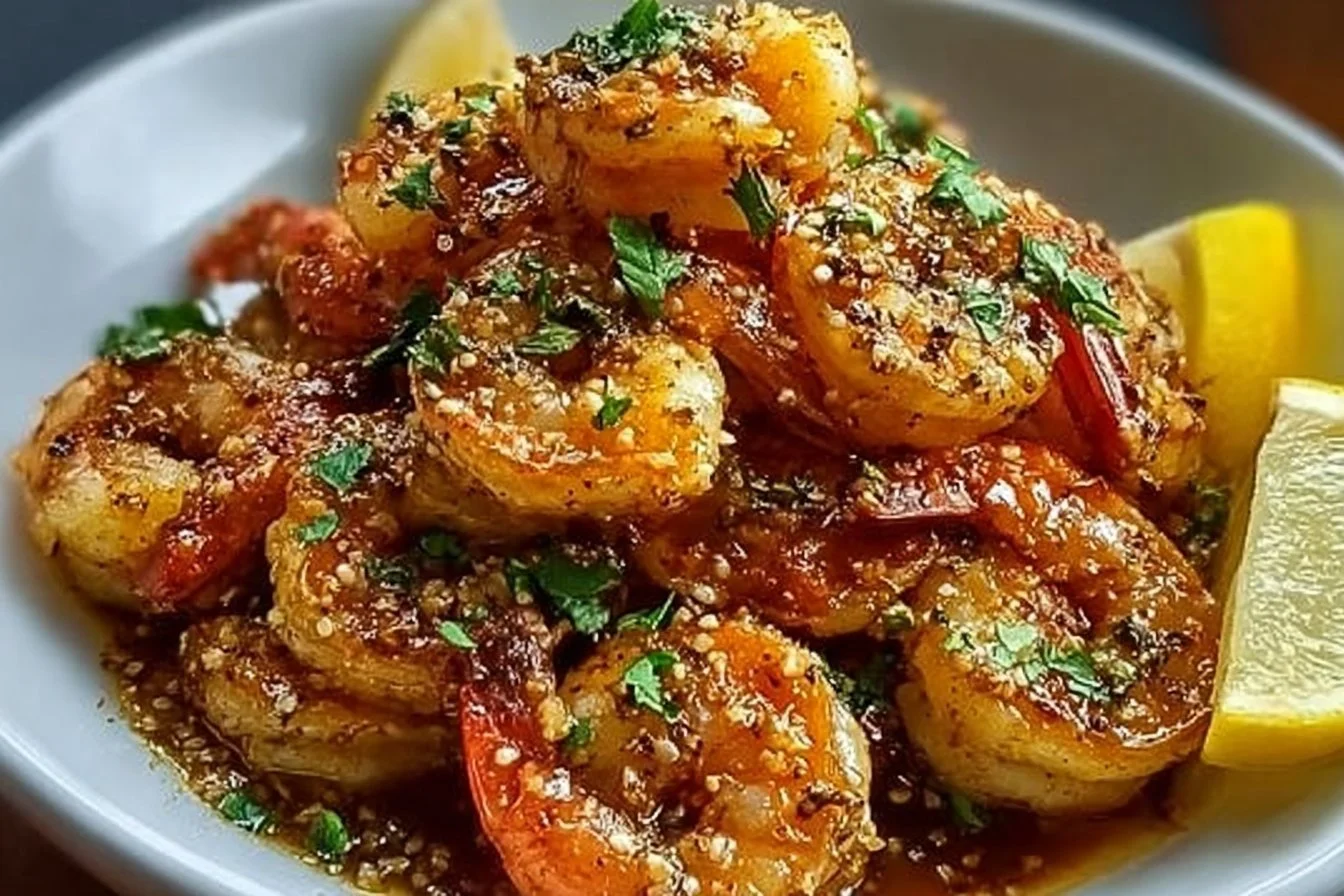 Hawaiian Garlic Shrimp