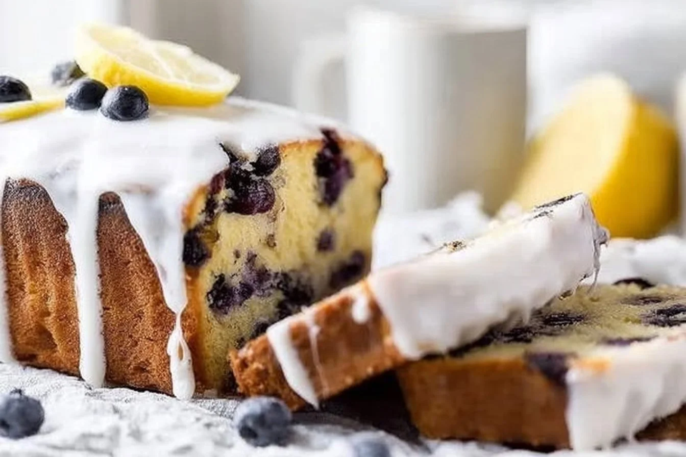 Lemon Blueberry Pound Cake Recipe