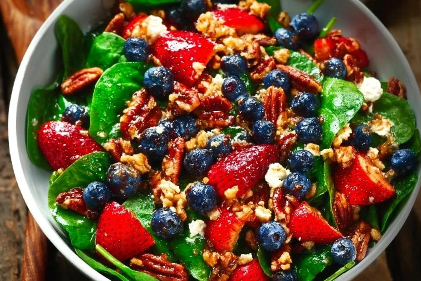 Strawberry Spinach Salad