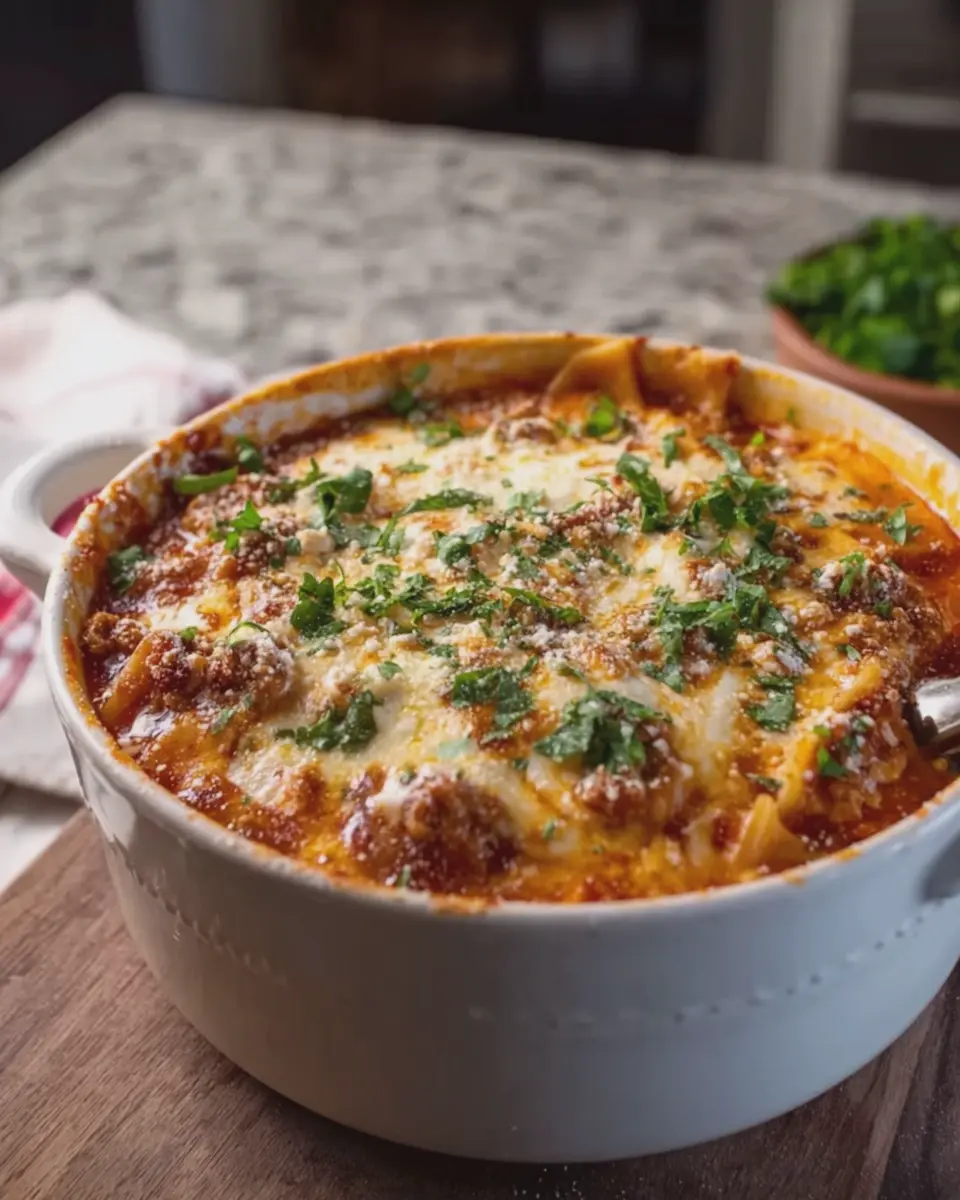 Cottage Cheese Lasagna Soup