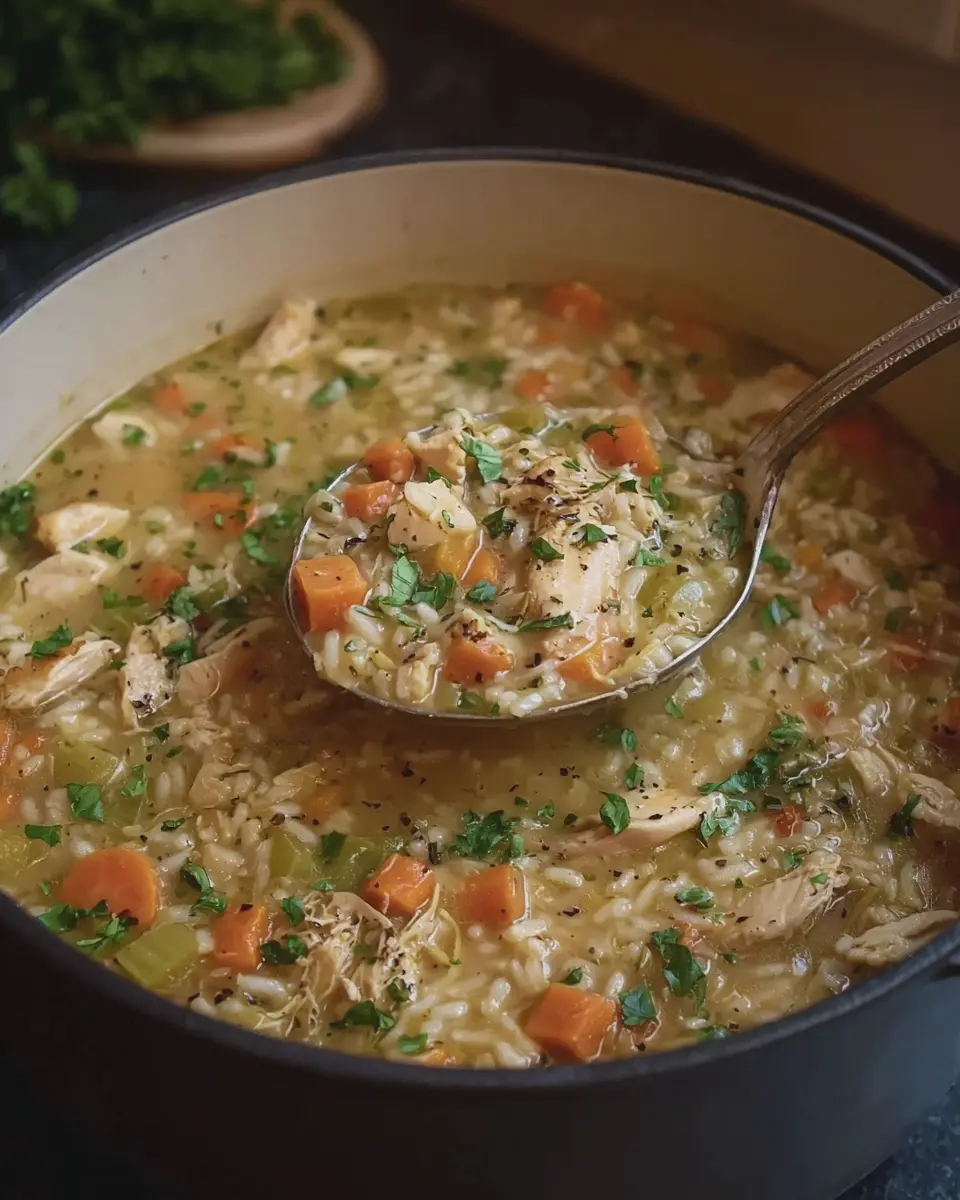 Cozy Chicken and Rice Soup