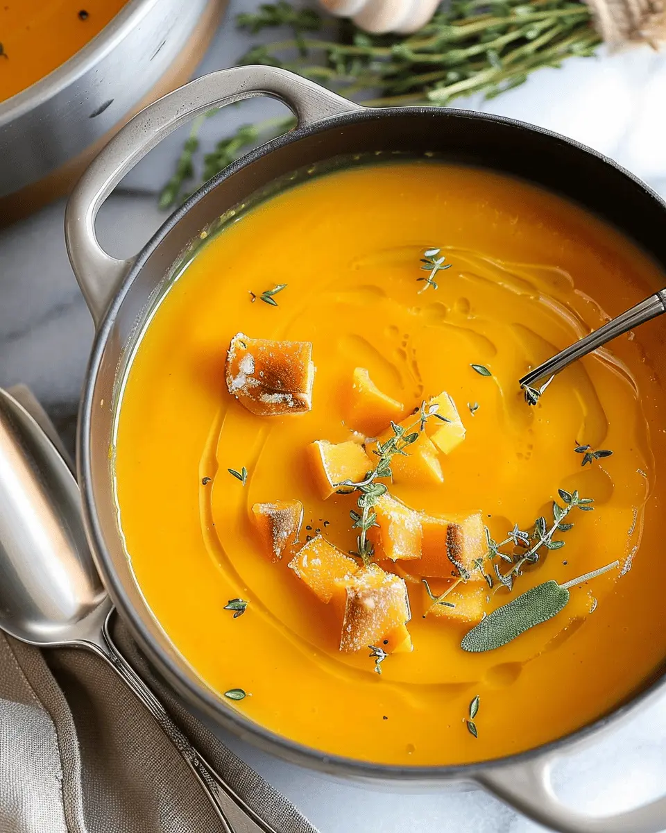 Creamy Butternut Squash Soup