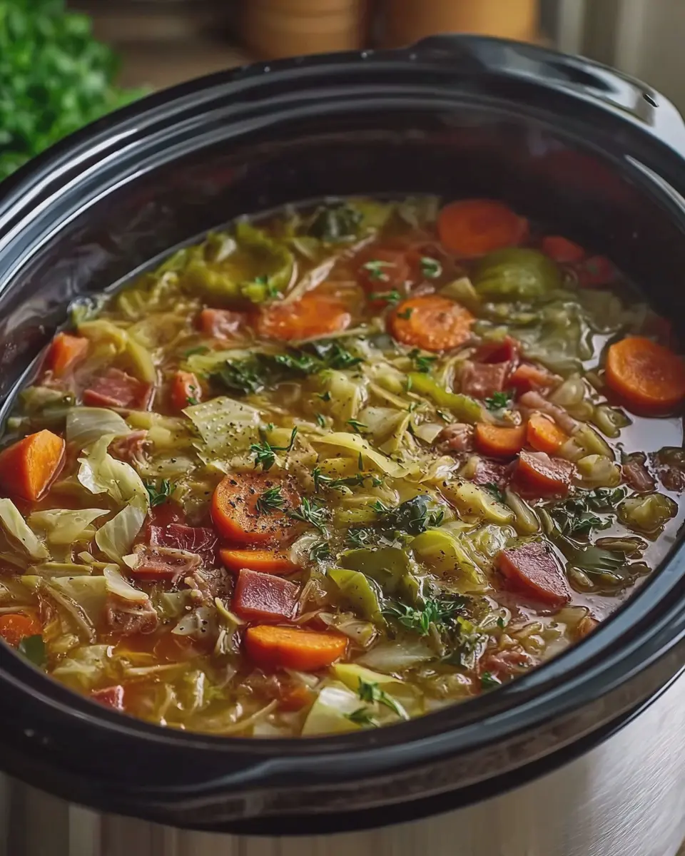 Crockpot Cabbage Soup
