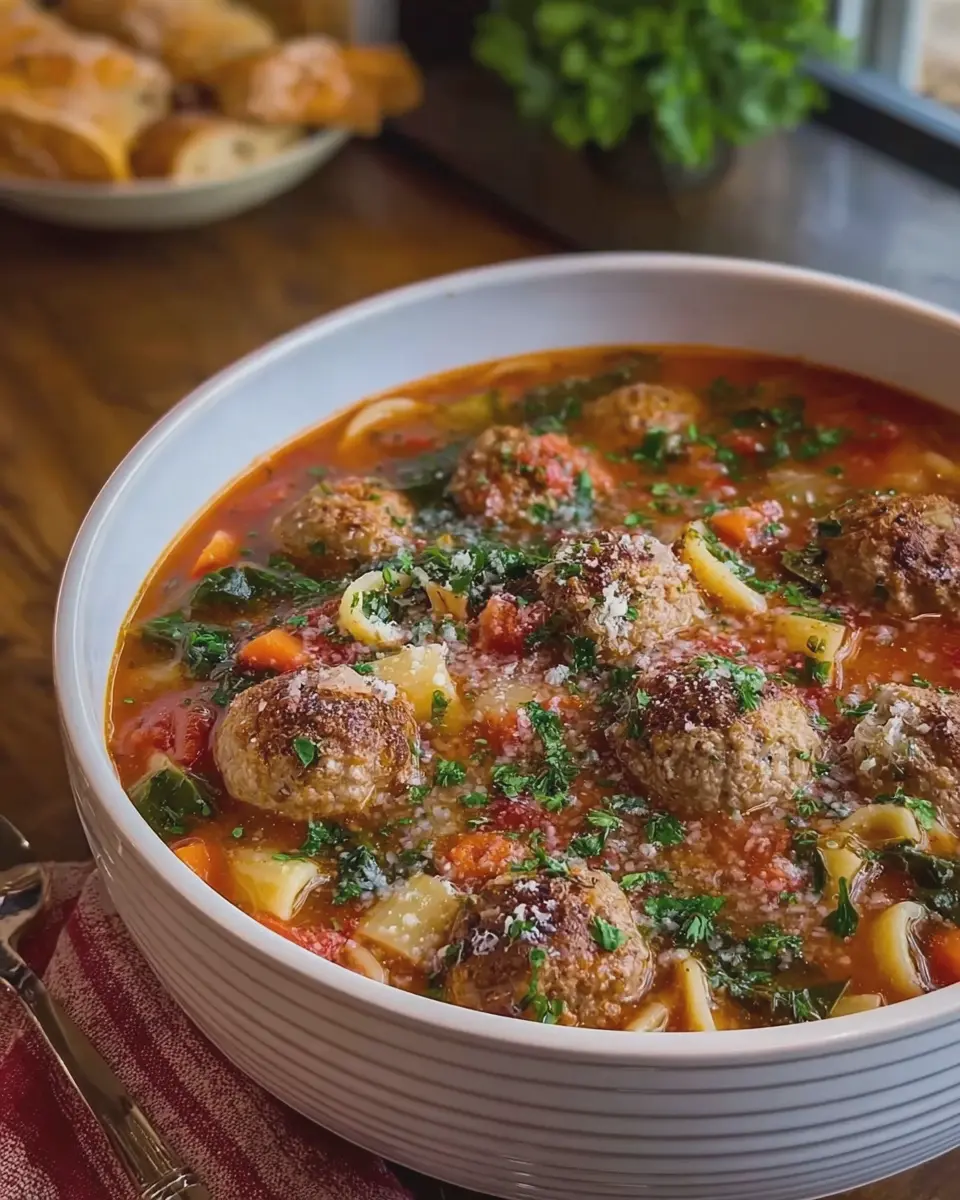 Italian Meatball Soup