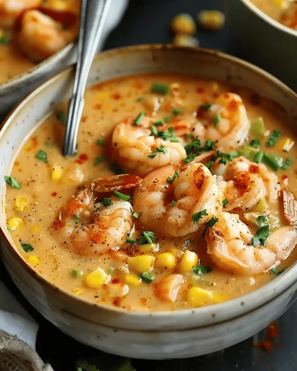 Louisiana Shrimp and Corn Bisque