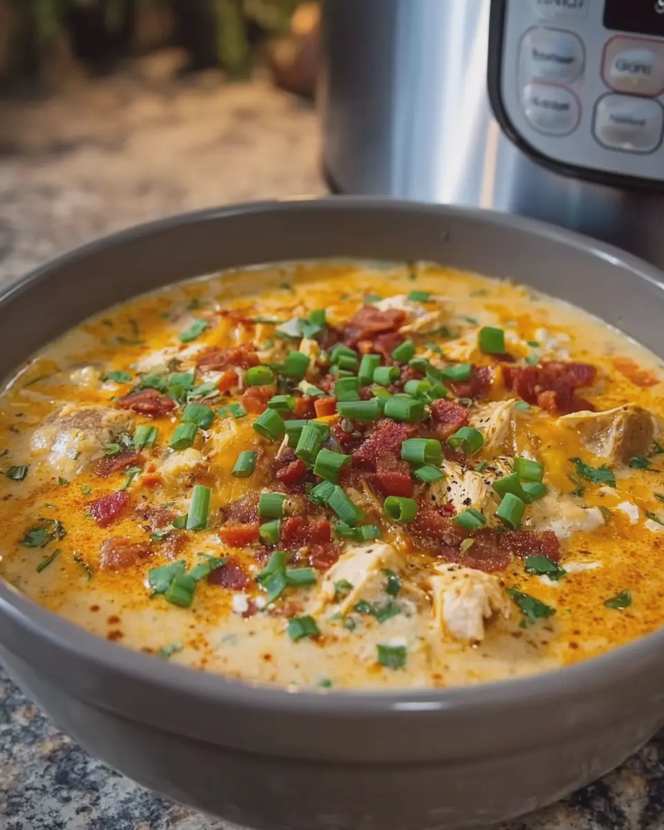 Slow Cooker Buffalo Chicken Soup